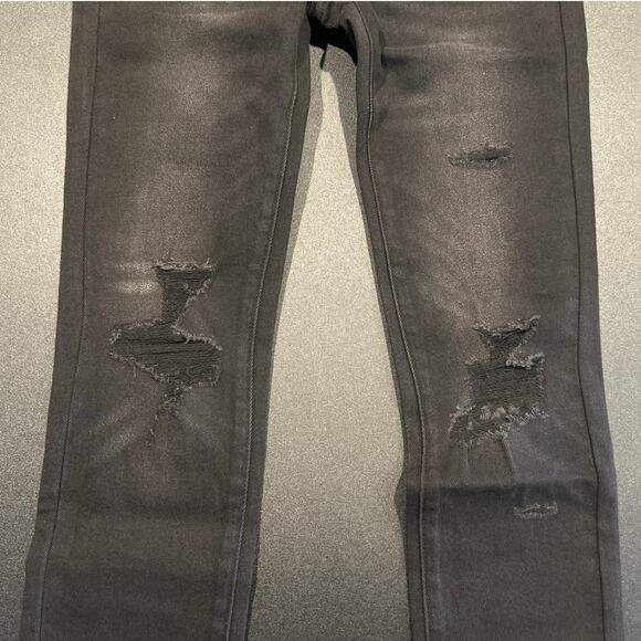 NWT SR vs. Sandrine Rose Distressed Skinny Jeans – Black, Women’s Size 25 - Picture 7 of 10